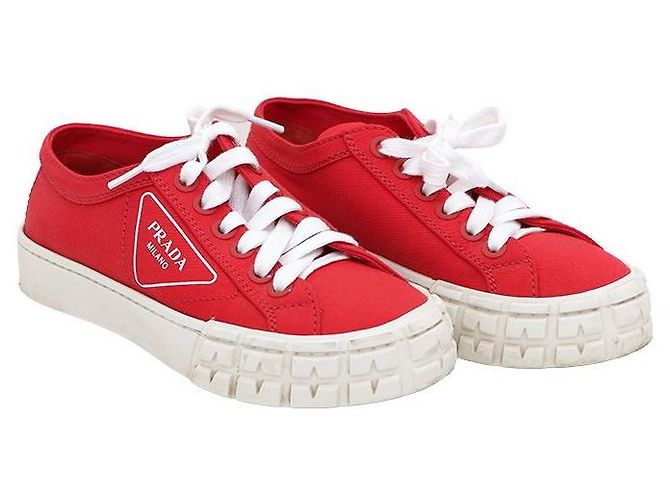 Prada Sneaker aus Nylon-Gabardine - Ansicht 3