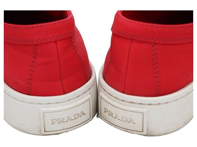 Prada Sneaker aus Nylon-Gabardine - Ansicht 8
