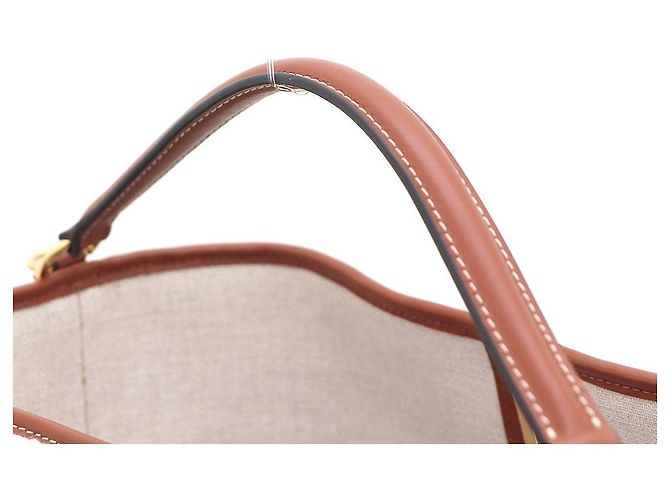 Céline Borsa Tote e borsa a tracolla Tin Bucket a righe jacquard - vista 4