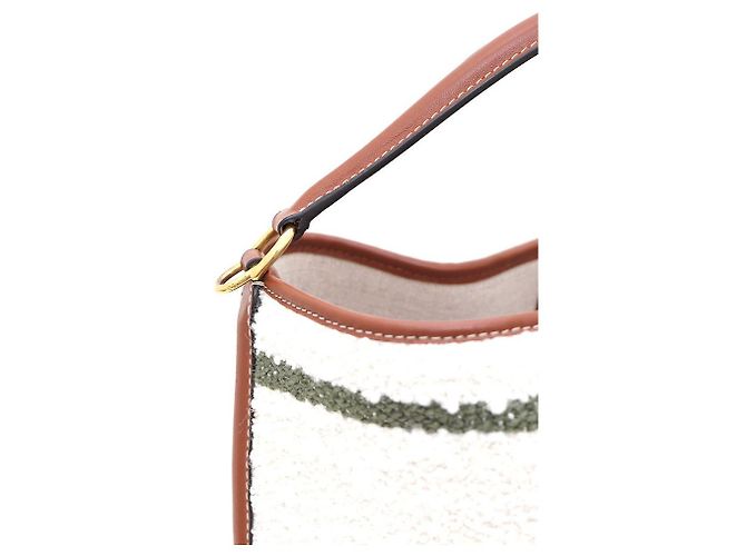 Céline Borsa Tote e borsa a tracolla Tin Bucket a righe jacquard - vista 5