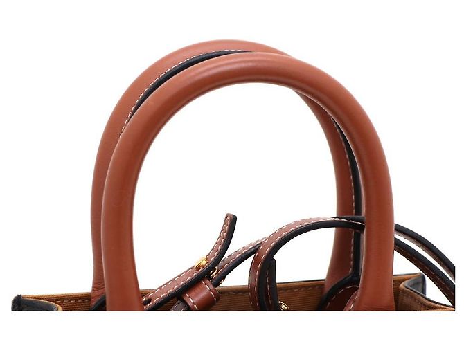 Céline Borsa Tote Mini Verticale e Borsa a Tracolla Triomphe Canvas - vista 4