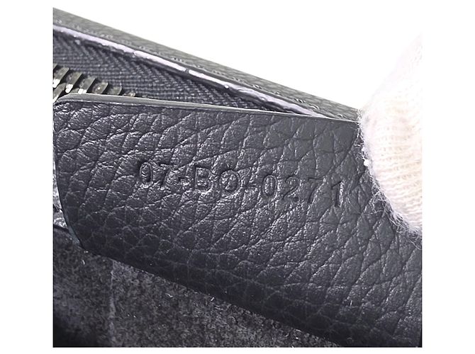 Dior Borsetta Elite Saddle Flap in pelle di vitello grana Borsa porta documenti Silver Black - vista 14