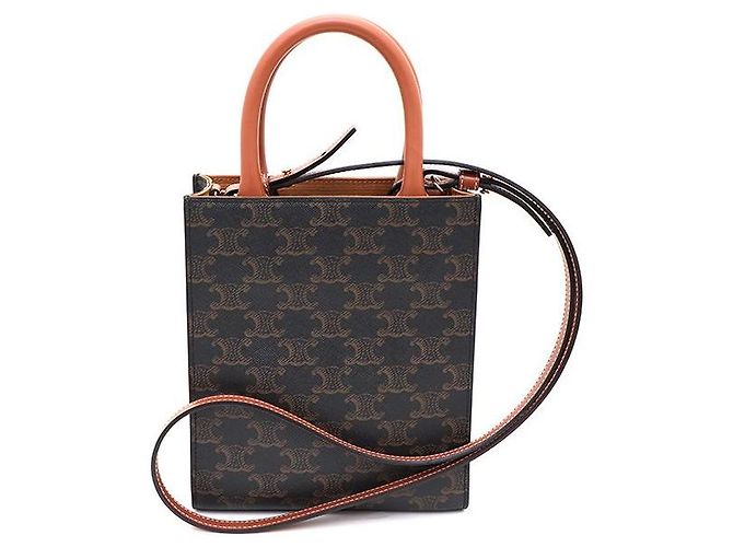 Céline Borsa Triomphe Cabas Vertical Mini, Borsa a Mano e Borsa a Tracolla Crossbody - vista 3