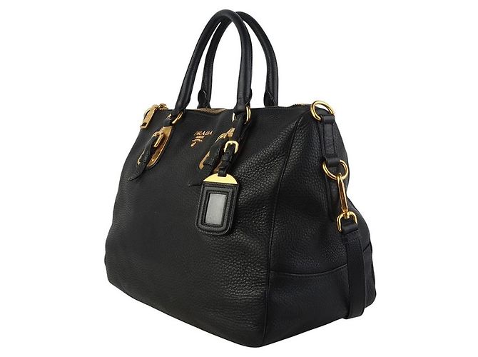 Prada Bolsa de ombro com ferragens douradas - vista 2
