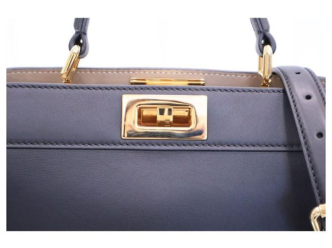Fendi Borsa Tote Peekaboo IC Small Black AFLO - vista 2