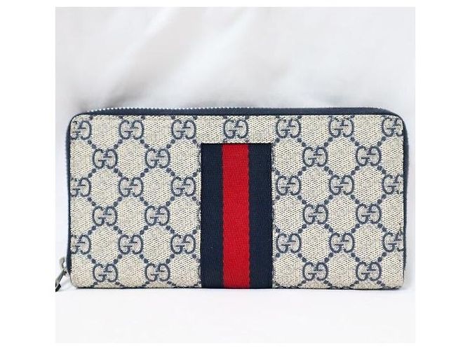 Gucci New Web Langbeutel aus GG Supreme Canvas - Ansicht 4