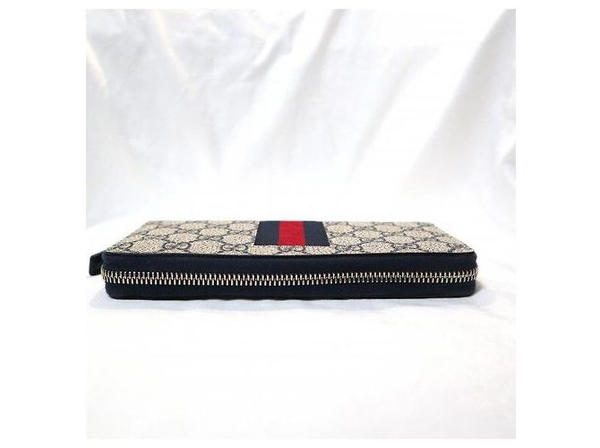 Gucci New Web Langbeutel aus GG Supreme Canvas - Ansicht 6
