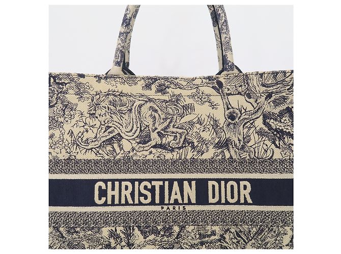 Dior Book Tote Tuileries Borsa Tote Grande Beige - vista 2