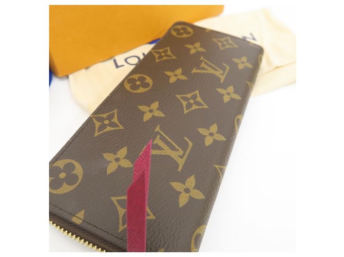 Louis Vuitton Cartera Clemence de Monogram Canvas Nueva Grade - vista 9