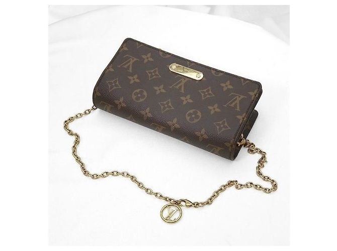 Louis Vuitton Portafoglio Lily On Chain in Monogram Canvas - vista 5