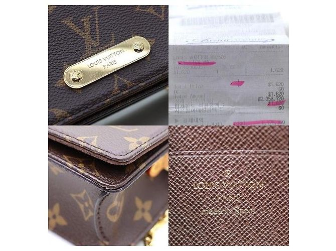 Louis Vuitton Portafoglio Lily On Chain in Monogram Canvas - vista 7