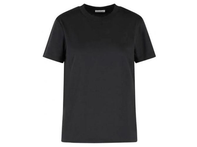 Moncler Baumwoll-T-Shirt mit gesticktem Logo - Ansicht 4