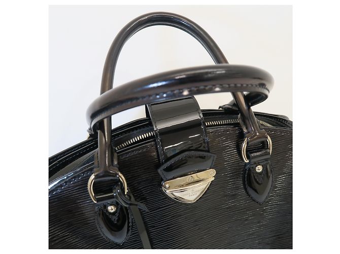 Borsa tote Louis Vuitton Ponnect GM in pelle marrone - vista 3
