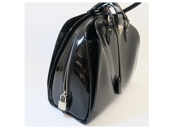 Borsa tote Louis Vuitton Ponnect GM in pelle marrone - vista 6