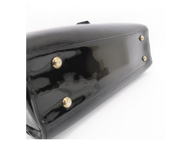Borsa tote Louis Vuitton Ponnect GM in pelle marrone - vista 8