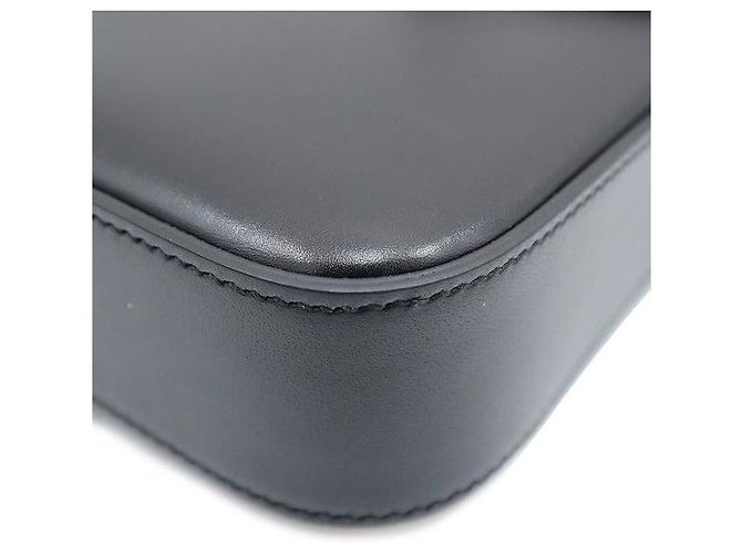 Bamboo Gucci Mini con manico in bambù in pelle nera - vista 6
