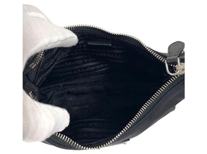 Prada Borsa a tracolla e spalla Multi Hobo in Rinylon - vista 5