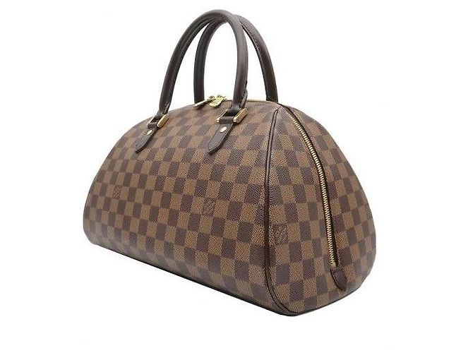 Louis Vuitton Borsa Tote Rivière MM in Canvas Damier Ebene Monogram - view 2