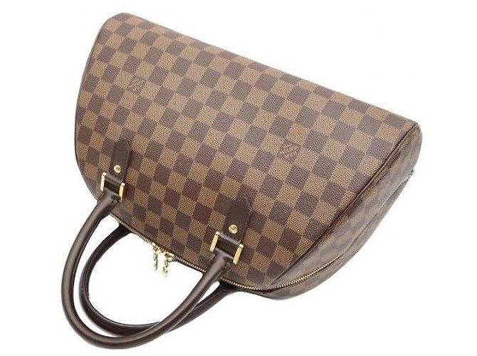 Louis Vuitton Borsa Tote Rivière MM in Canvas Damier Ebene Monogram - view 3