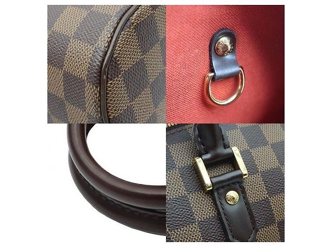 Louis Vuitton Borsa Tote Rivière MM in Canvas Damier Ebene Monogram - view 6
