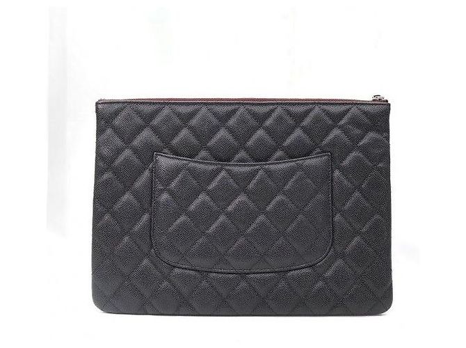 Chanel Serie Classic Caviar Gold Clutch - vista 4