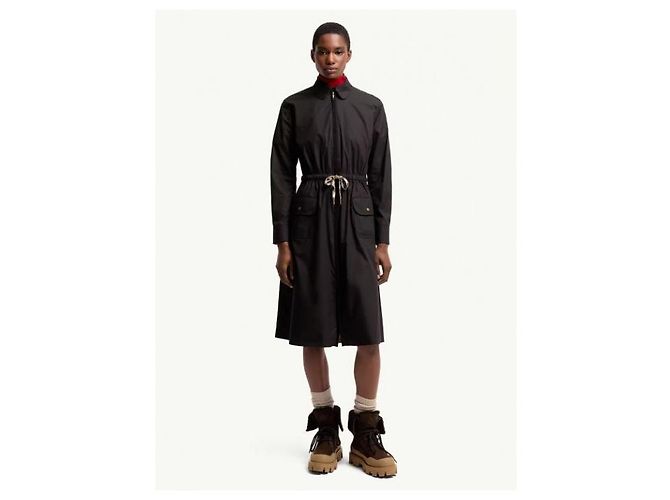 Moncler Vestido midi de mezcla de algodón - vista 5