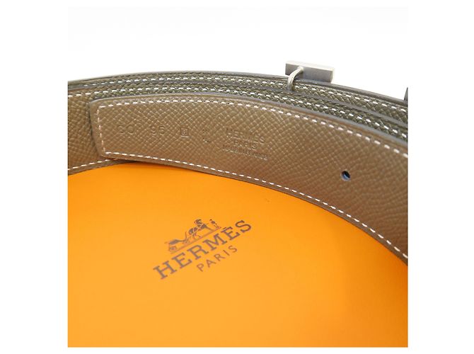 Hermès Wendbarer Ledergürtel Black Matte Gold - Ansicht 5