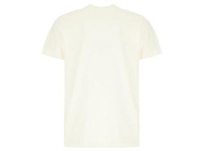 Moncler Baumwoll-T-Shirt mit besticktem Logo - Ansicht 5