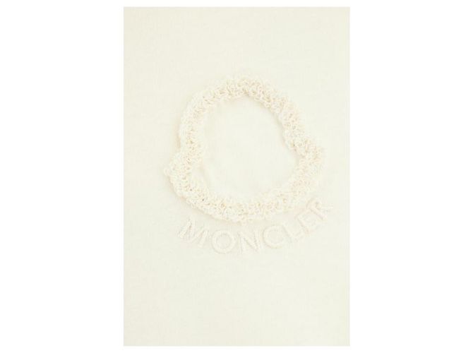 Moncler Baumwoll-T-Shirt mit besticktem Logo - Ansicht 6