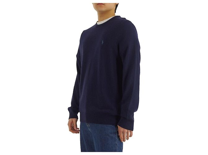 Ralph Lauren Wollstrickpullover für Herren Dunkelblau - Ansicht 12