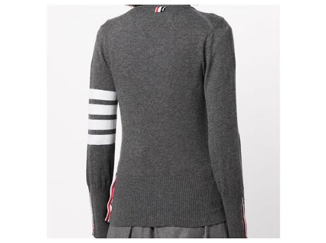 Thom Browne Kaschmir-Cardigan für Damen in Grau - Ansicht 2