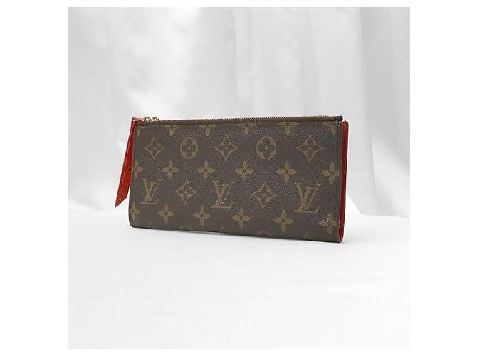 Louis Vuitton Portafoglio pochette Monogram Canvas - vista 3