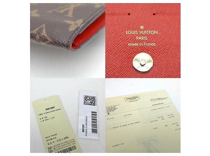 Louis Vuitton Portafoglio pochette Monogram Canvas - vista 7