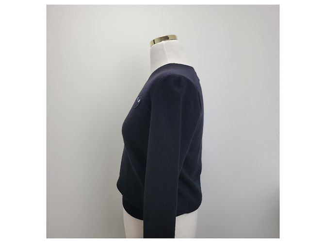 Comme Des Garcons Strickware mit Herz-Logo-Patch - Ansicht 9