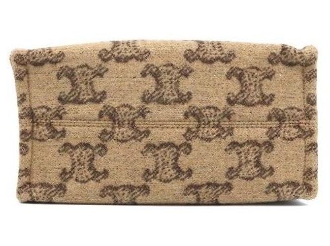 Céline Camel Triope Textile Tais Cabas Small - vista 6