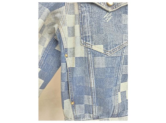 Giacca di jeans Louis Vuitton blu - vista 10