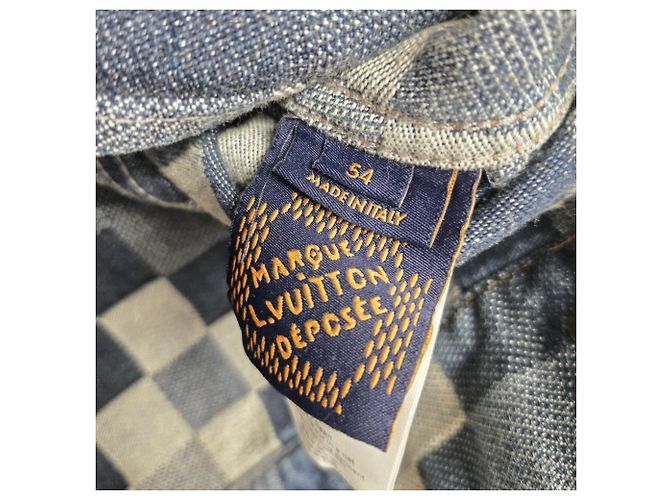 Giacca di jeans Louis Vuitton blu - vista 11