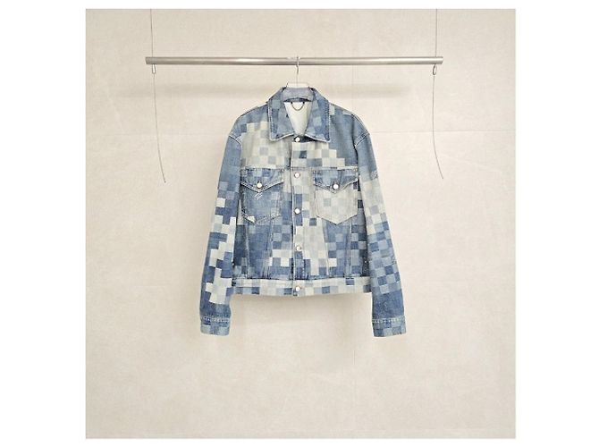 Giacca di jeans Louis Vuitton blu - vista 2