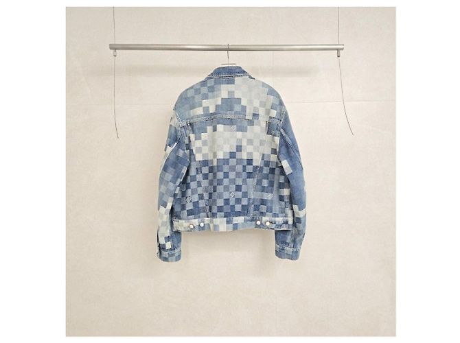 Giacca di jeans Louis Vuitton blu - vista 3
