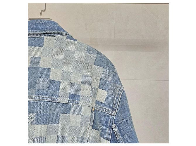 Giacca di jeans Louis Vuitton blu - vista 5