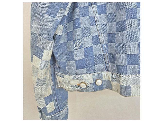 Giacca di jeans Louis Vuitton blu - vista 6