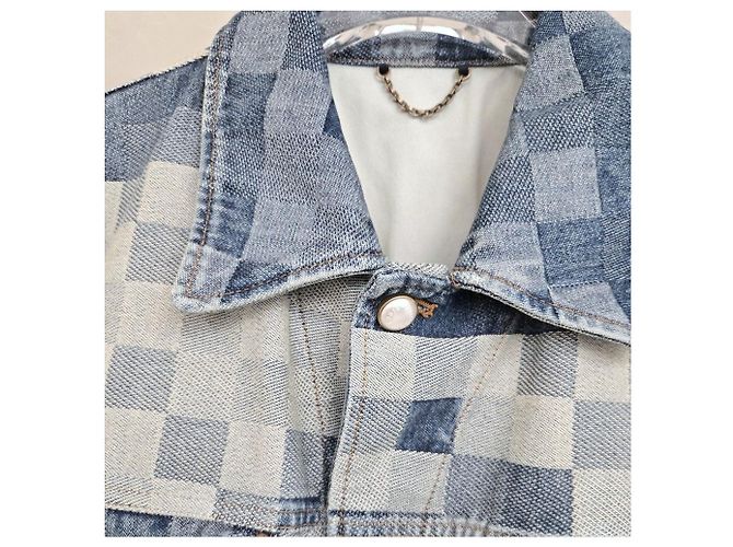 Giacca di jeans Louis Vuitton blu - vista 9