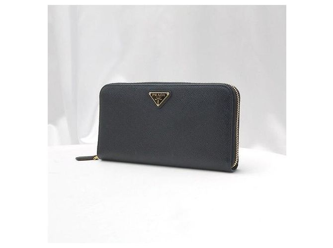 Prada Cartera larga con cremallera Vitello Move Negra - vista 3