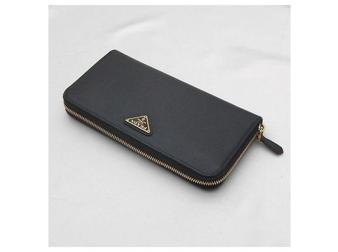 Prada Cartera larga con cremallera Vitello Move Negra - vista 5