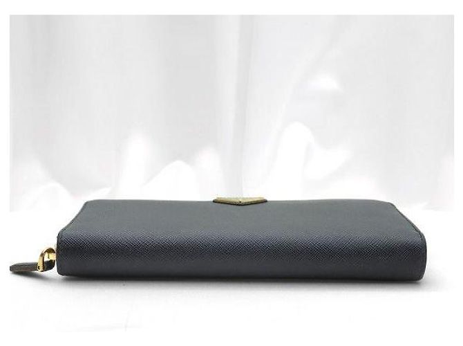 Prada Cartera larga con cremallera Vitello Move Negra - vista 6