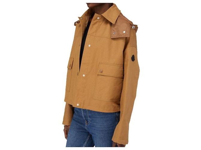 Giacca con cappuccio Moncler ROUZIC Camel - vista 8
