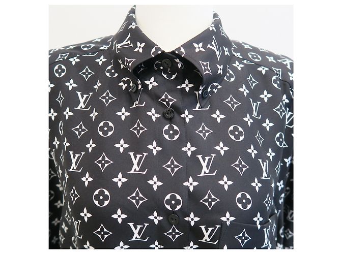 Louis Vuitton Seidenhemd mit Monogramm-Muster - Ansicht 2