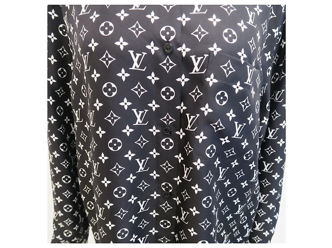Louis Vuitton Seidenhemd mit Monogramm-Muster - Ansicht 4