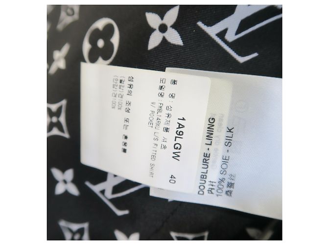 Louis Vuitton Seidenhemd mit Monogramm-Muster - Ansicht 5