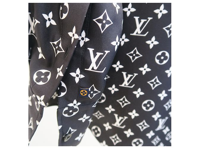 Louis Vuitton Seidenhemd mit Monogramm-Muster - Ansicht 7